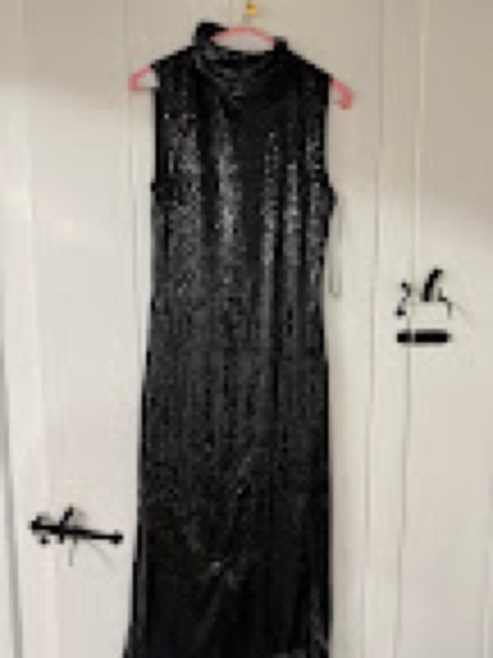 Chelsea28 Black Sequin Sleeveless Dress